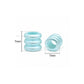 Assorted Pastel Acrylic Ribbed Barrel Beads | Size : 7mm | PB53