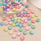 Pastel Acrylic Seashell Beads | Size : 10mm | PB58