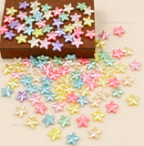 Pastel Acrylic Star Beads | Size : 11mm | PB61