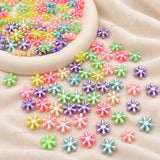 Assorted Pastel Acrylic Daisy Flower Beads | Size : 14mm | PB62