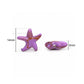 Assorted Marbled Starfish Beads | Size : 14mm | PB70
