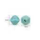 Hexagon Bicone Plastic Beads | Size : 10mm | PB74