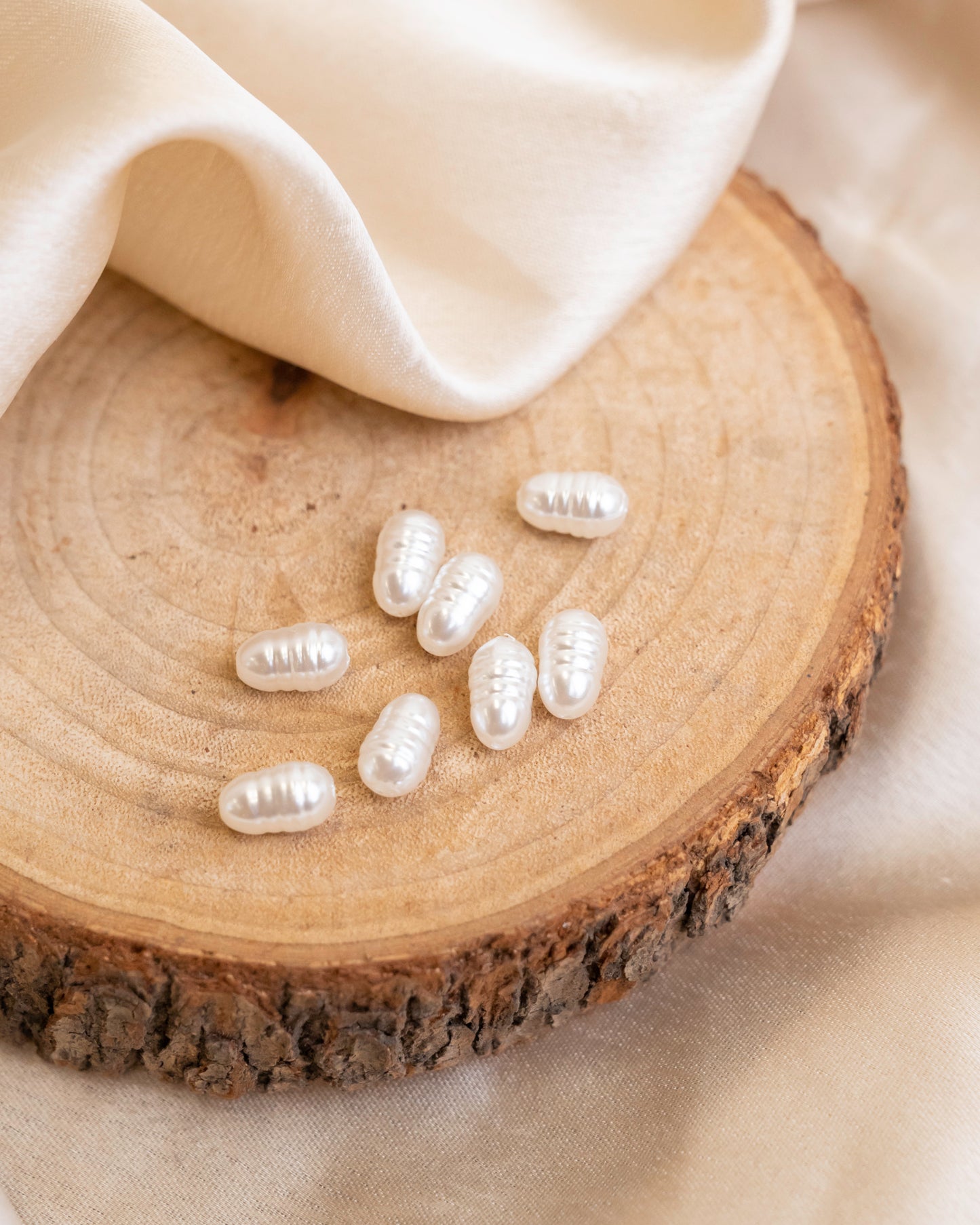 Uncut Beads (JT-20-13-8) | Size : 10mm | Qty : 50pcs | UC12