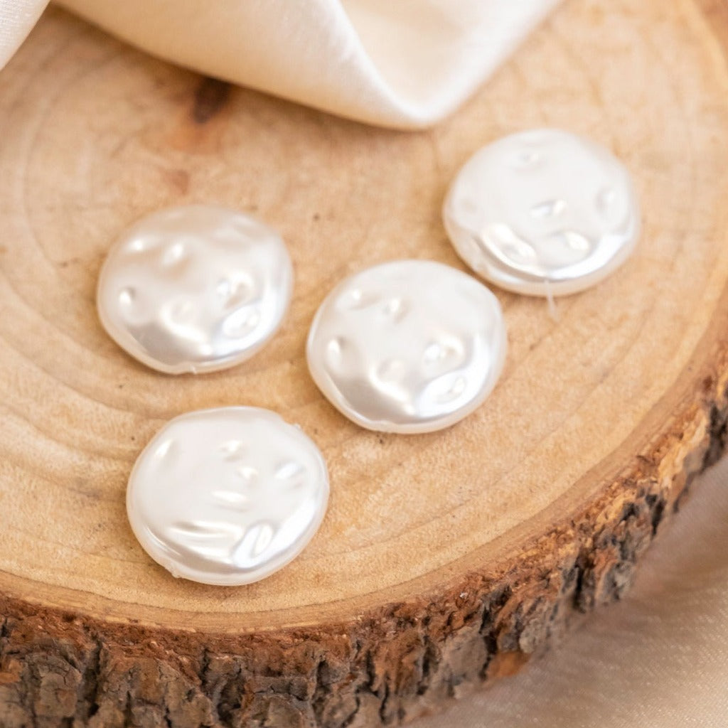 Uncut Flat Round Beads | UC17