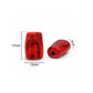 Assorted Tube shape Plastic Beads | Size : 17mm*12mm | PB103