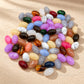 Assorted Oval Shape Plastic Beads | Size : 17mm*11mm | PB125