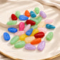 Assorted Teardrop shape Plastic Beads | Size : 28mm*15mm | PB134