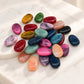 Assorted Flat Oval Plastic Beads | Size : 27mm*18mm | PB136