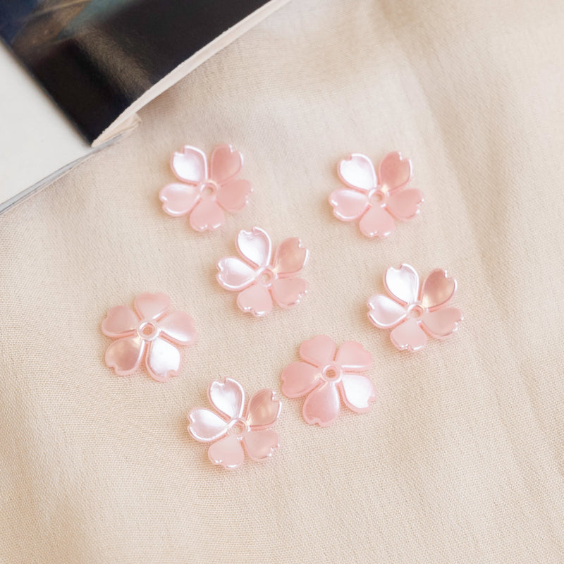 Colour Flower Hair Accessories | Size : 15mm | 50 Pcs