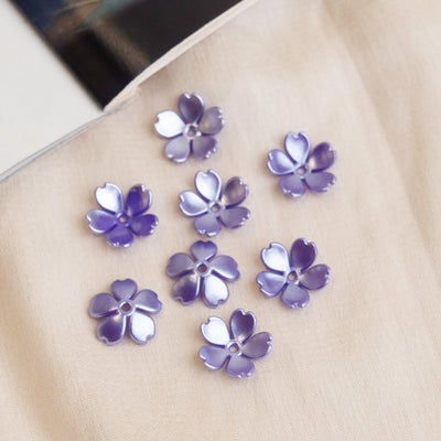 Colour Flower Hair Accessories | Size : 15mm | 50 Pcs