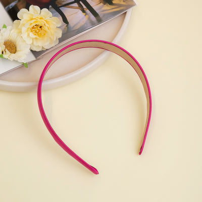 Colour Satin Hair Band  | Size 25mm | Qty : 10 Pcs-1:1