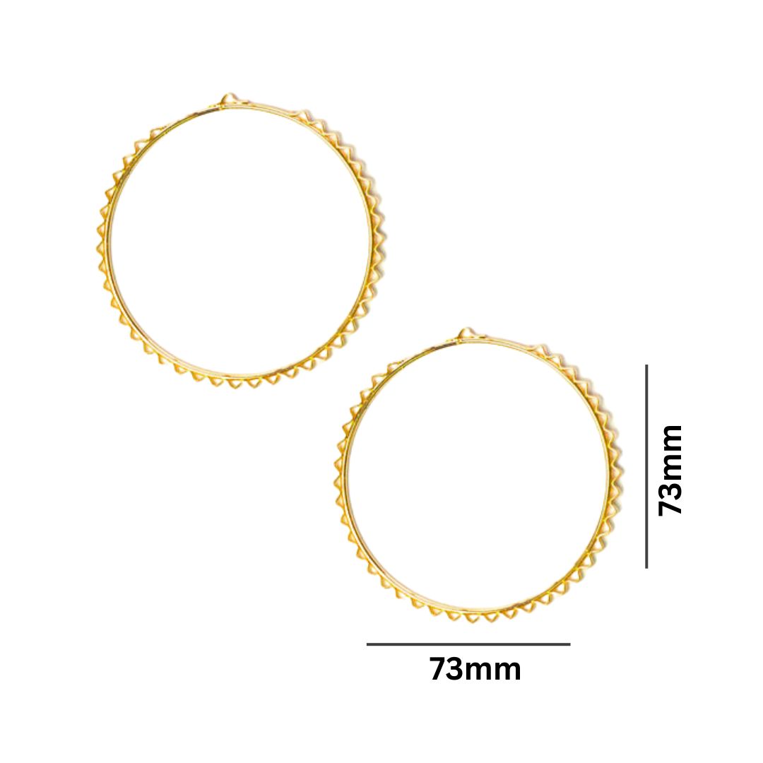 Earring Base 37 Naka Bali | Size : 73mm | Qty : 10pcs | EF52
