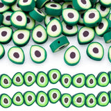 Avocado Polymer Clay Fimo Beads | Size : 6mm-2mm | Qty : 1 string-approx 40pcs | FB01