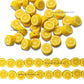 Yellow Polymer Clay Fimo Beads | Size : 6mm-2mm | FB20