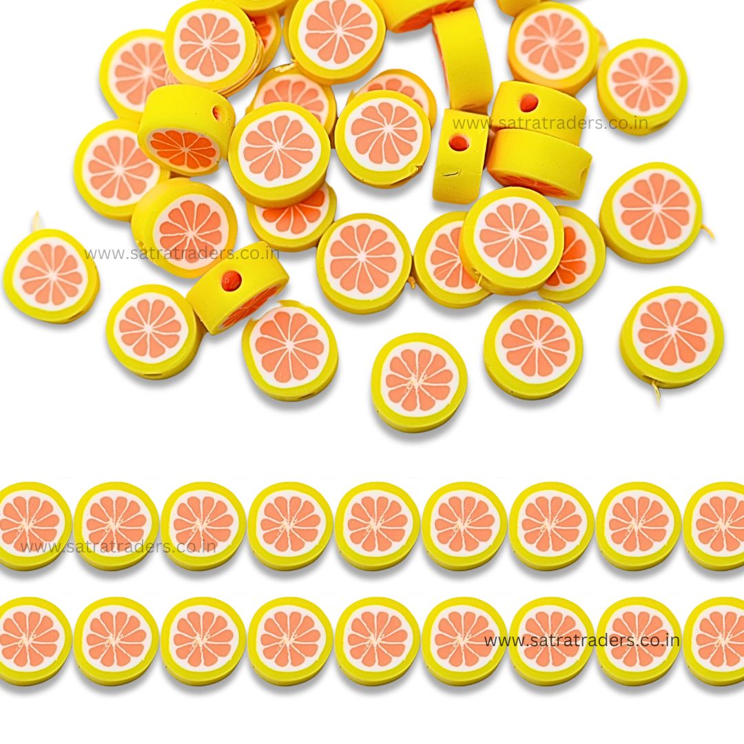 Polymer Clay Fimo Beads | Size : 6mm-2mm | FB15