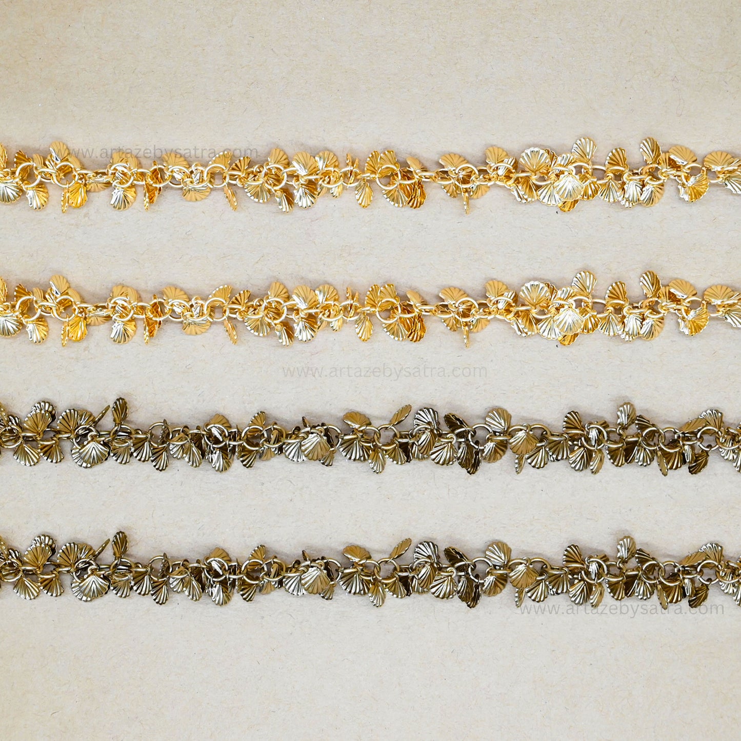 Fan Shape Iron Chain | Size : 15mm | Qty : 1mtr | IC17