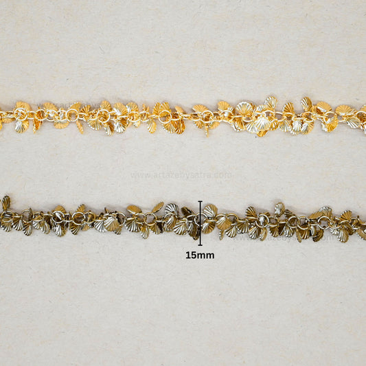 Fan Shape Iron Chain | Size : 15mm | Qty : 1mtr | IC17