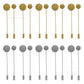Lapel Pin | Size : 74mm Round Size : 10mm,15mm | Qty : 10pcs | BF63