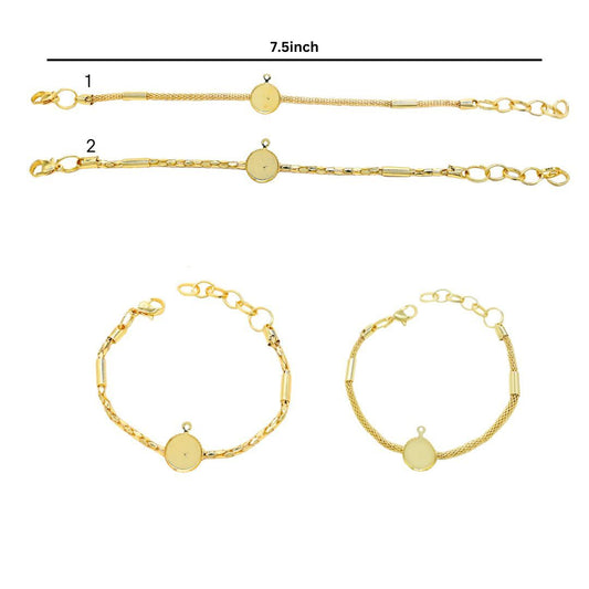 Bracelet Chain | Size : 7.5inch  | Qty : 4pcs | B06