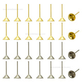Metal Earring Studs | Qty : 100g | EF19