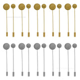 Lapel Pin | Size : 74mm Round Size : 10mm,15mm | Qty : 10pcs | BF63