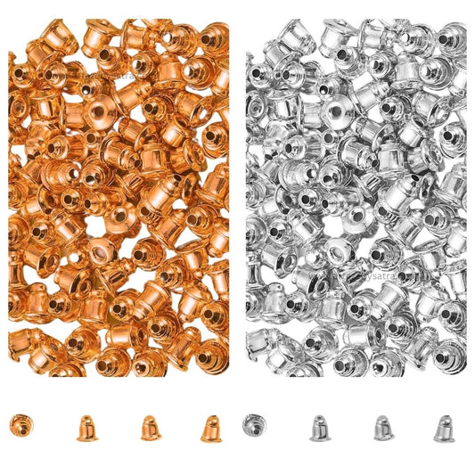Brass Earring Bullet Stoppers (High Quality) | Qty : 1000pcs | EF11