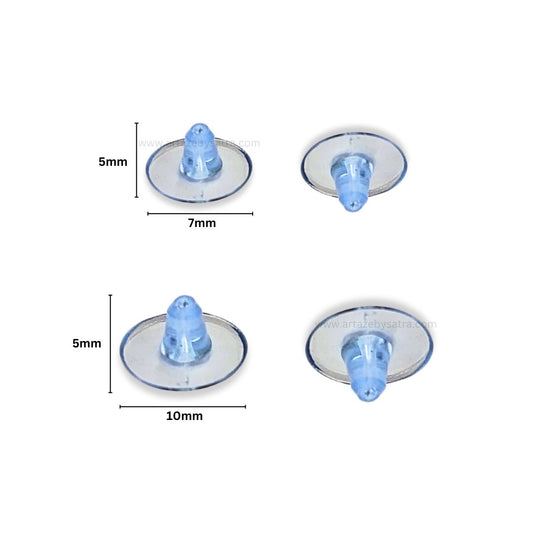 Earring Safety Back Pads | Size : 7,10mm | Qty : 1440pcs | EF12