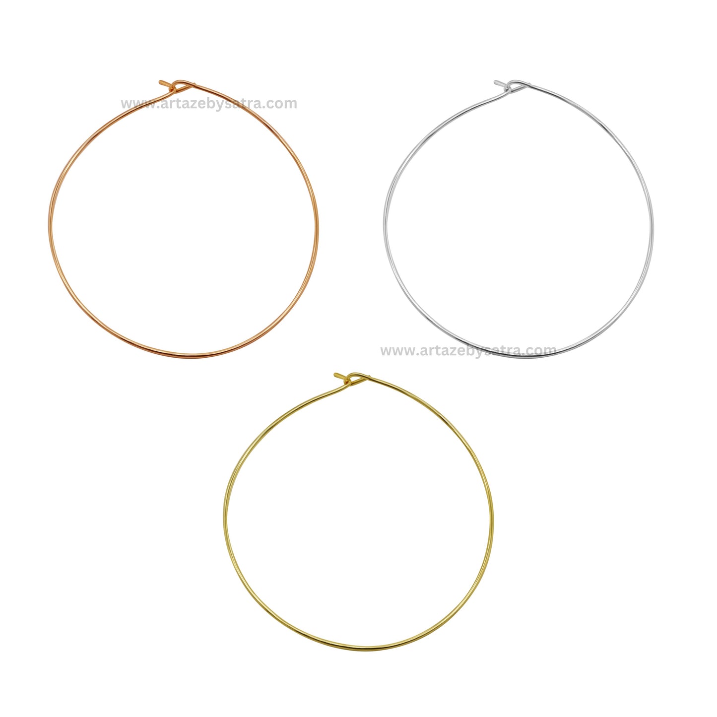 Ear Hoop Plain Bali | Qty : 1gross-144pcs | EF65