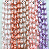 Uncut Glass Pearl Drop Beads | Size : 22*13mm | GB18