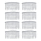 Transparent Plastic Hair Comb | Size : 3.5inch | Qty : 20pcs | HA18