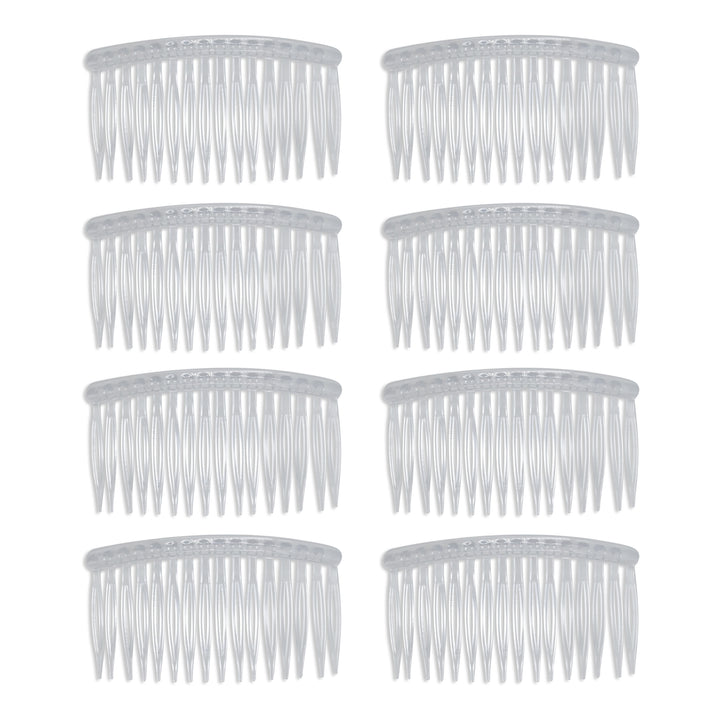 Transparent Plastic Hair Comb | Size : 3.5inch | Qty : 20pcs