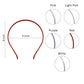 Satin Hair Band  | Size : 5mm | Qty : 10pcs | HB05