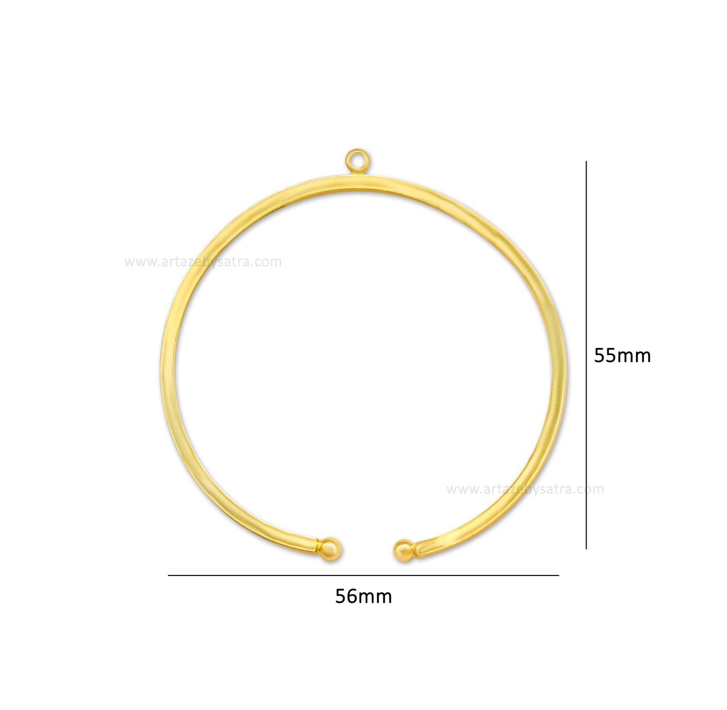 Brass Kada (High Quality) | Qty : 1pc | K120