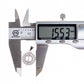 Silver Alphabet Charm Anti-Tarnish | Size : 16mm | Qty : 1pc