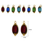 Golden Shaded Transparent Lariya Beads | Size : 6mm | Qty : 50pcs