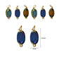 Golden Shaded Rainbow Lariya Beads | Size : 6mm | Qty : 50pcs | GB13