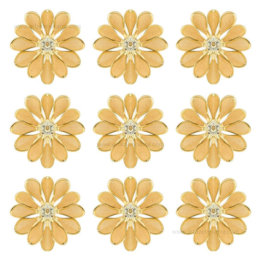 Metal Art Flower| Size : 40mm | Qty : 20pcs | MA200