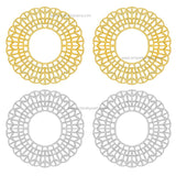 Round Metal Art Base | Size : 60mm | Qty : 100g | MA100