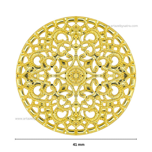 Round Metal Art Base | Size : 41mm | Qty : 100g | MA101