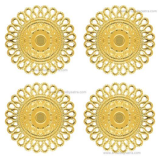 Round Metal Art Base | Size : 57mm | Qty : 100g | MA104