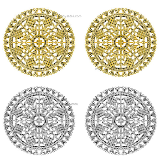 Round Metal Art Base | Qty : 100g | F-28-11 | MA106