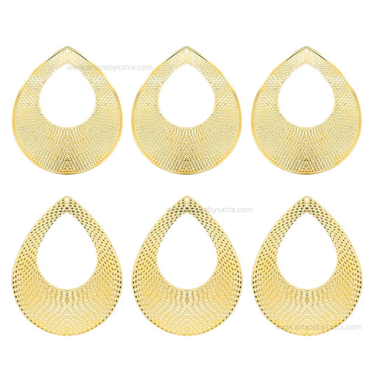 Drop Shape Metal Art Base | Qty : 100g | MA110