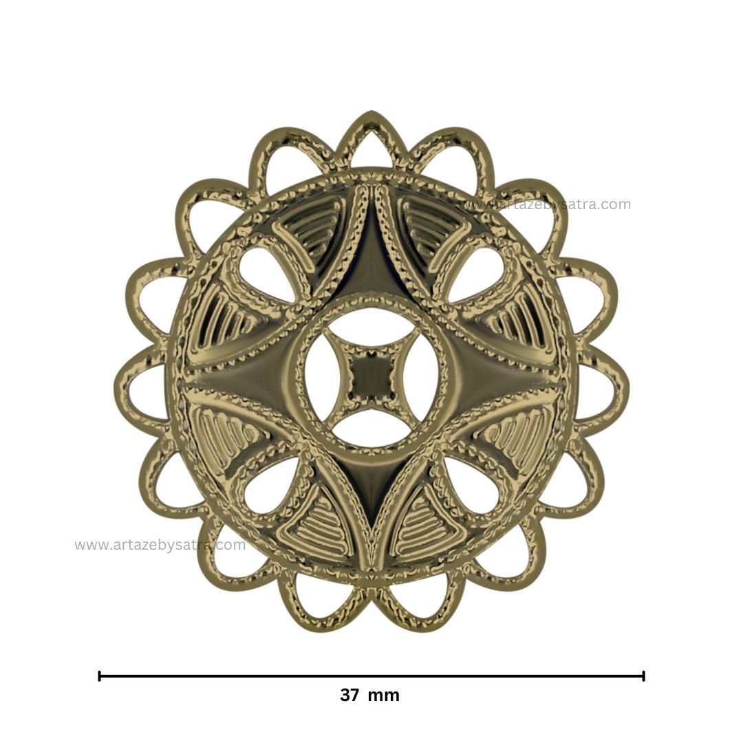 Metal Art Base | Size : 37mm | Qty : 100g | MA114