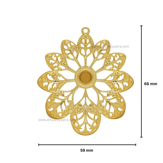 Metal Art Base | Size : 66mm | Qty : 100g | MA129