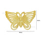 Butterfly Metal Art | Size : 27mm | Qty : 20pcs | MA13