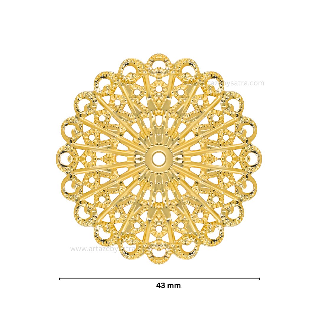 Metal Art Base | Size : 43mm | Qty : 100g | MA159