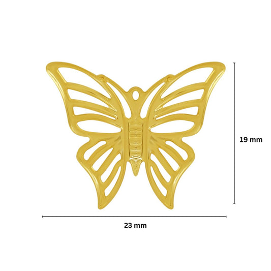 Butterfly Metal Art | Size : 19mm | Qty : 50pcs | F-7-3 | MA15