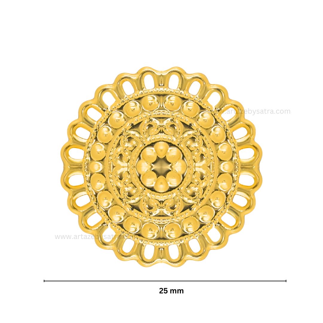 Metal Art Base | Size : 25mm | Qty : 100g | MA165