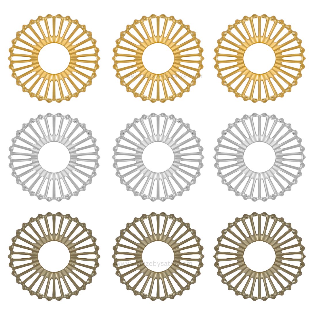 Metal Art Base | Size : 37mm | Qty : 100g | MA167