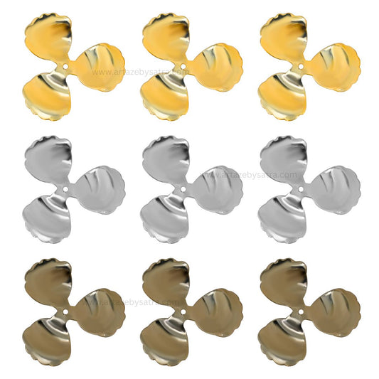 Metal Art Flower | Size : 28mm | Qty : 100g | MA168